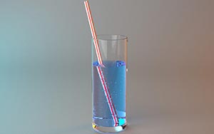 Glass with Fluid