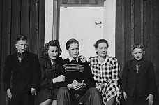 Hugo Lundberg, Maj-Lis Lundberg, Haldo Lundberg, Ingeborg Eliasson, Henry Lundberg.<br/>